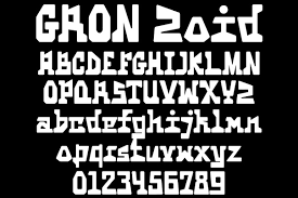 GRON Zoid Font